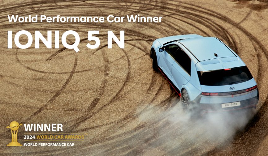 (Image) Hyundai IONIQ 5 N Charges On With 2024 World Performance Car Award Victory