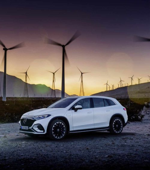 Mercedes-EQ. EQS SUV, X296, 2022 Mercedes-EQ. EQS SUV, Exterieur, Diamantweiß, AMG Line // Mercedes-EQ. EQS SUV, exterior, diamond white, AMG Line